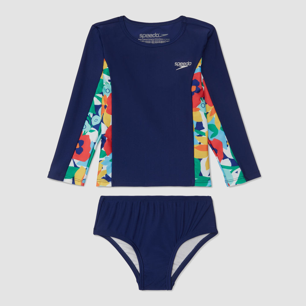 Toddler Girls Long Sleeved Rashguard Set