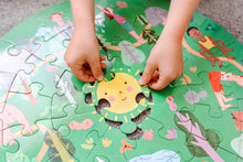 Load image into Gallery viewer, Yogi Sun Salutation Puzzle Round
